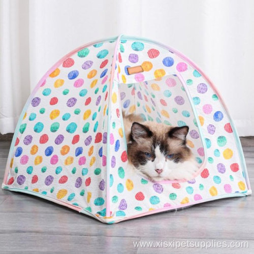 Dog House Outdoor Portable Folding Cat Tent Cute